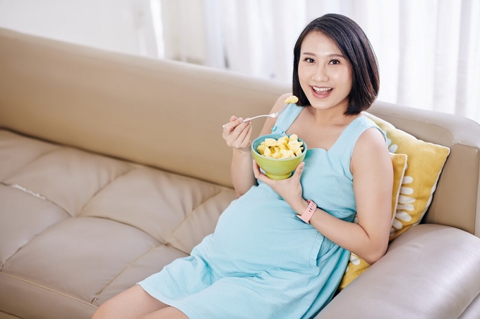 thói quen ăn mặn khi mang thai
